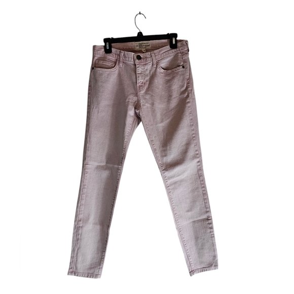 Current/Elliott The Stiletto Skinny Mid‎ Rise Light Pink Jeans 27 NWT - Picture 1 of 8